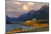 The Prince of Wales Hotel at Sunrise, Waterton Lakes National Park, Alberta, Canada, North America-Miles Ertman-Mounted Photographic Print
