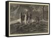 The Prince of Wales Hunting in the Nepaul Terai, the First Day's Sport, the Prince's Bag-null-Framed Stretched Canvas