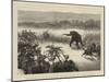 The Prince of Wales Hunting in the Terai, Charge of a Rogue Elephant-Samuel Edmund Waller-Mounted Giclee Print