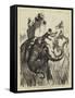 The Prince of Wales Hunting in the Terai, One of the Suite at Close Quarters-null-Framed Stretched Canvas