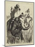 The Prince of Wales Hunting in the Terai, One of the Suite at Close Quarters-null-Mounted Giclee Print
