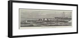 The Prince of Wales in a Torpedo-Boat-null-Framed Giclee Print