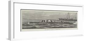 The Prince of Wales in a Torpedo-Boat-null-Framed Giclee Print