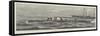 The Prince of Wales in a Torpedo-Boat-null-Framed Stretched Canvas