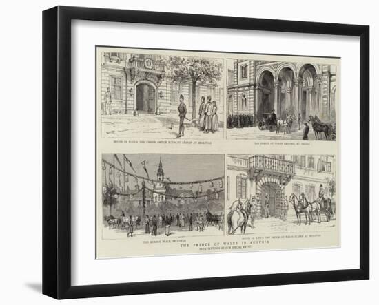 The Prince of Wales in Austria-null-Framed Giclee Print