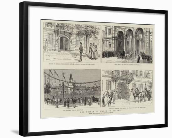 The Prince of Wales in Austria-null-Framed Giclee Print