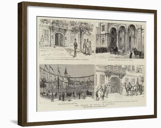 The Prince of Wales in Austria-null-Framed Giclee Print