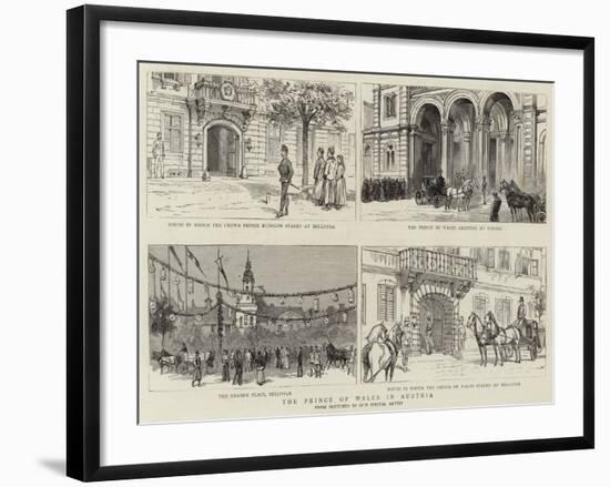 The Prince of Wales in Austria-null-Framed Giclee Print