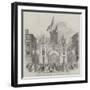 The Prince of Wales in Canada, the Orangemen's Arch at Toronto-null-Framed Giclee Print