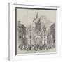 The Prince of Wales in Canada, the Orangemen's Arch at Toronto-null-Framed Giclee Print