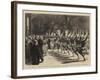 The Prince of Wales in Ceylon, the Devils' Dance at the Private Perehara before the Prince, Kandy-Godefroy Durand-Framed Giclee Print