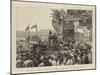 The Prince of Wales in Ceylon, the Procession Passing under Lotus Pond Arch, Colombo-Joseph Nash-Mounted Giclee Print