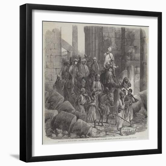 The Prince of Wales in Egypt-null-Framed Giclee Print