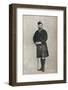 The Prince of Wales in Highland costume, c1886 (1910)-W&D Downey-Framed Photographic Print