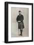 The Prince of Wales in Highland costume, c1886 (1910)-W&D Downey-Framed Photographic Print