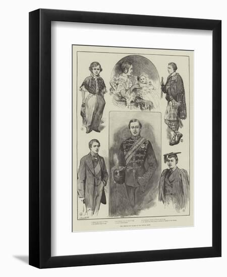 The Prince of Wales in His Young Days-null-Framed Giclee Print