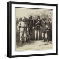 The Prince of Wales in India, Group of Survivors of the Defence of Lucknow-William Heysham Overend-Framed Giclee Print