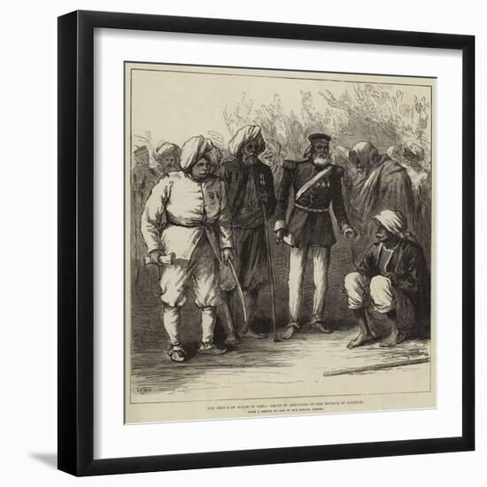 The Prince of Wales in India, Group of Survivors of the Defence of Lucknow-William Heysham Overend-Framed Giclee Print