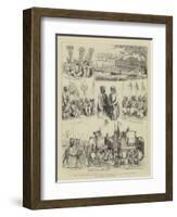 The Prince of Wales in India, Notes at Agra and Jeypore-Alfred Chantrey Corbould-Framed Giclee Print