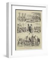 The Prince of Wales in India, Notes at Agra and Jeypore-Alfred Chantrey Corbould-Framed Giclee Print