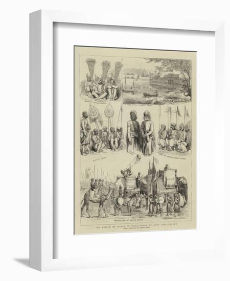 The Prince of Wales in India, Notes at Agra and Jeypore-Alfred Chantrey Corbould-Framed Giclee Print