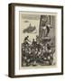 The Prince of Wales in India, Troops of the 43rd Regiment Embarking at Cananore to Meet the Prince-Joseph Nash-Framed Giclee Print