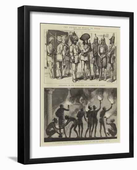 The Prince of Wales in India-Godefroy Durand-Framed Giclee Print