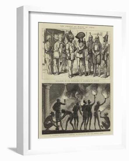 The Prince of Wales in India-Godefroy Durand-Framed Giclee Print