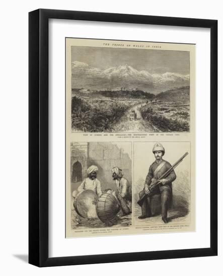 The Prince of Wales in India-null-Framed Giclee Print