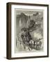 The Prince of Wales in Norway, the Prince and His Suite Descending the Stalheimsklev-Sydney Prior Hall-Framed Giclee Print