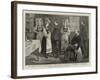 The Prince of Wales in Norway, Trying a Bridal Crown on the Head of a Waiting-Maid at Vossevangen-Sydney Prior Hall-Framed Giclee Print