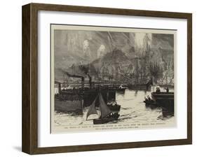 The Prince of Wales in Sweden, the Return of the Yachts after the Regatta Near Stockholm-Sydney Prior Hall-Framed Giclee Print