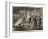 The Prince of Wales in the Highlands, a Torchlight Dance at Mar Lodge-null-Framed Giclee Print