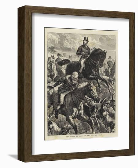 The Prince of Wales in the Hunting Field-Basil Bradley-Framed Giclee Print