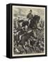 The Prince of Wales in the Hunting Field-Basil Bradley-Framed Stretched Canvas