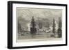 The Prince of Wales, in the Royal Yacht Osborne, Leaving Port Said for Cairo-null-Framed Giclee Print