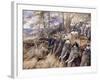 The Prince of Wales in the Terai Beating the Jungle with Sir Jung Bahadur Rana-William 'Crimea' Simpson-Framed Giclee Print