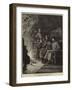 The Prince of Wales in the Terai, the Camp Fire after Dinner-William Heysham Overend-Framed Giclee Print