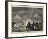 The Prince of Wales in the Terai, the Camp Fire, Thibetans Dancing-Joseph Nash-Framed Giclee Print