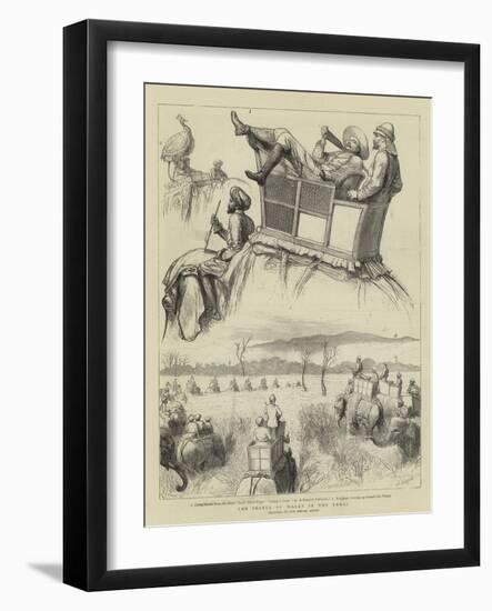 The Prince of Wales in the Terai-Godefroy Durand-Framed Giclee Print