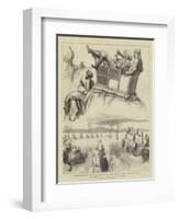 The Prince of Wales in the Terai-Godefroy Durand-Framed Giclee Print