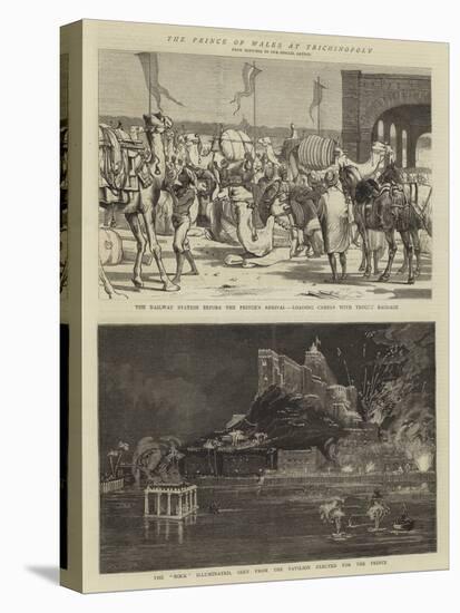 The Prince of Wales in Trichinopoly-Alfred Chantrey Corbould-Stretched Canvas