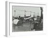 The Prince of Wales Inaugurating the London Steamboat Service, River Thames, London, 1905-null-Framed Premium Photographic Print