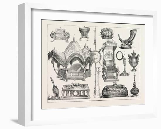 The Prince of Wales Indian Jewellery at South Kensington-null-Framed Giclee Print