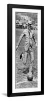 The Prince of Wales Kicking Off the Spurs Versus Fulham Football Match, 1921-null-Framed Giclee Print