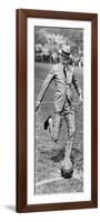 The Prince of Wales Kicking Off the Spurs Versus Fulham Football Match, 1921-null-Framed Giclee Print