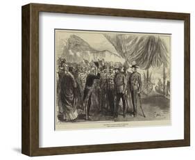 The Prince of Wales Landing at Gibraltar-null-Framed Giclee Print