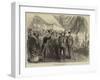 The Prince of Wales Landing at Gibraltar-null-Framed Giclee Print