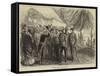 The Prince of Wales Landing at Gibraltar-null-Framed Stretched Canvas