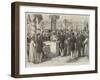 The Prince of Wales Laying the Foundation Stone of New Docks at Bombay-null-Framed Giclee Print